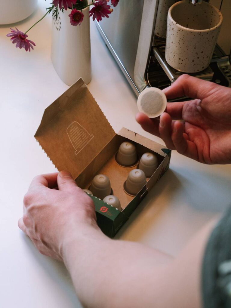 bionedbrydelige kaffekapsler fra oensk