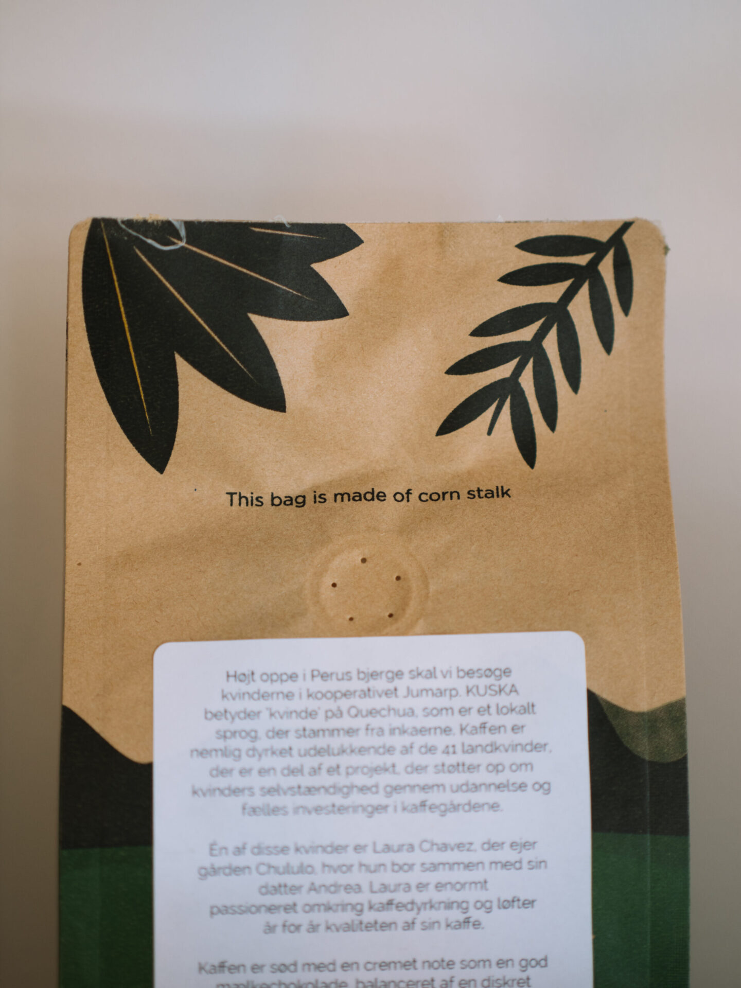 Miljøvenlige kaffekapsler og kaffeposer - Plantebaseret kaffepose - Bionedbrydelig kaffepose - ØNSK Kaffe