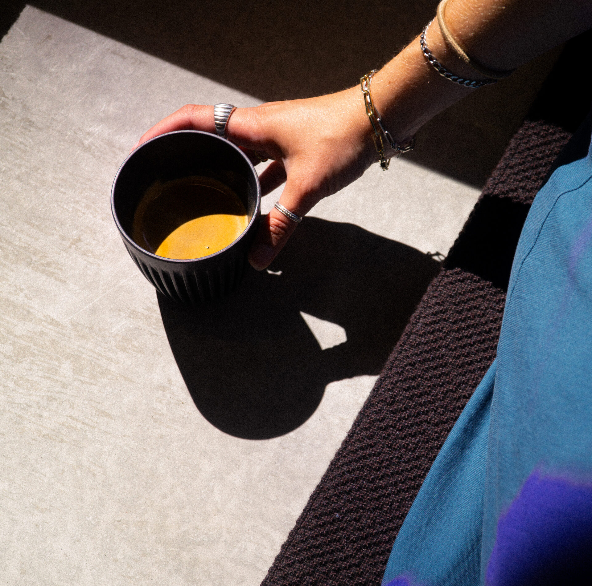 Tre fede kaffemaskiner til cafe